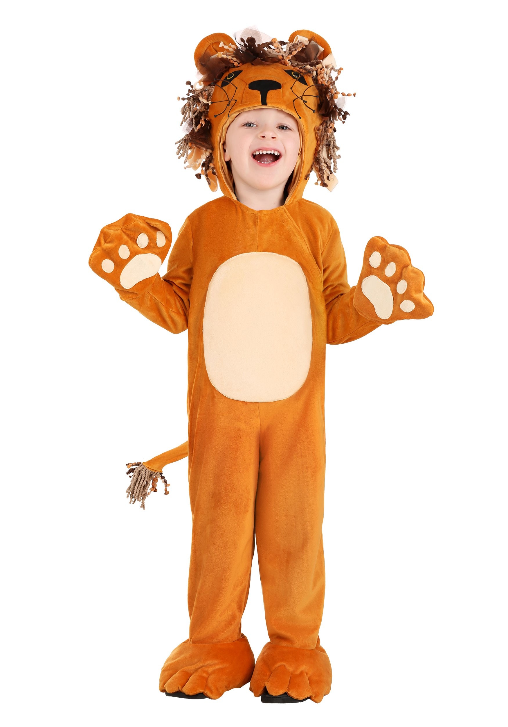 Disfraz de león rugiente para niños Multicolor