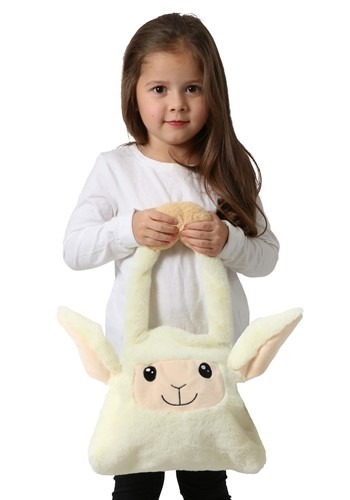 Moving Ears Sheep Plush Trick or Treat Bag