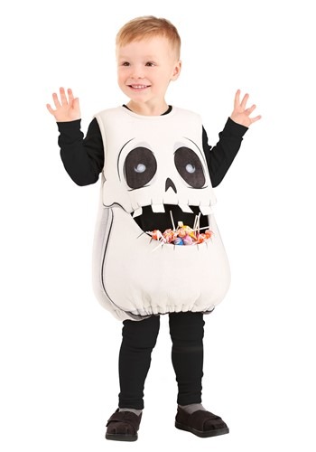 Child Feed Me Skeleton Costume