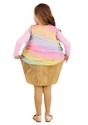 Girl's Rainbow Cupcake Costume Alt 1