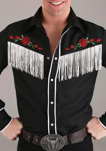 mens western show shirt