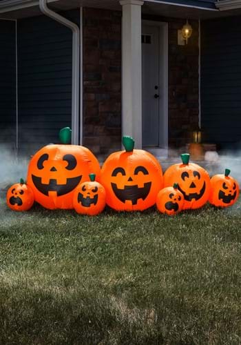 96"L Electric Inflatable Halloween Pumpkins updated