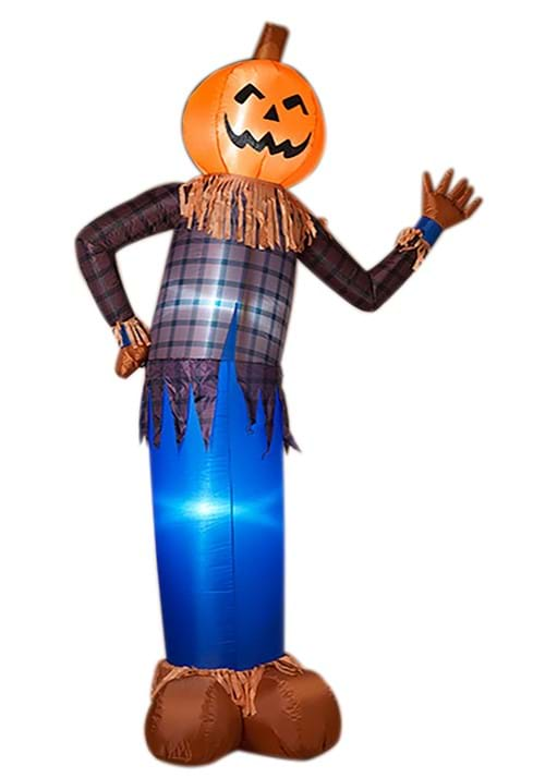 8FT Inflatable Jolly Pumpkin Scarecrow Prop | Inflatable Decorations