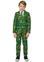 Boy's Green Christmas Tree Light Up Suit