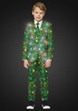 Boy's Green Christmas Tree Light Up Suit Alt 2