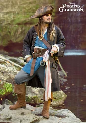 Authentic Captain Jack Sparrow Adult Costume-2