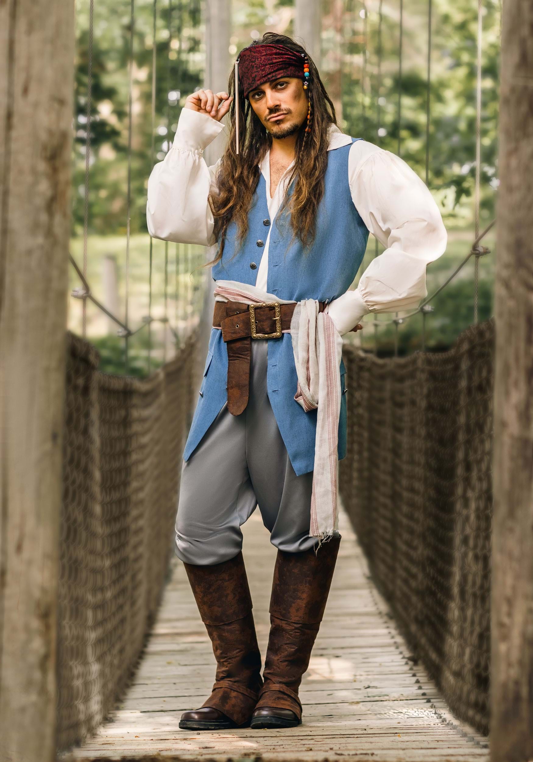 Mens Captain Jack Sparrow Costume 3990