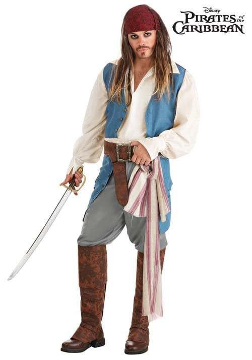Mens Captain Jack Sparrow Costume 1708