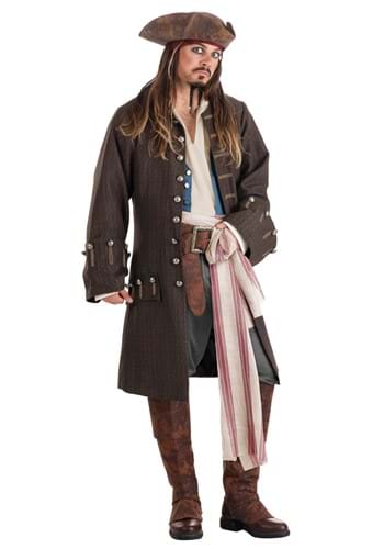 Deluxe Jack Sparrow Pirate Costume for Men