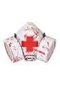 Bloody Red Cross Gas Mask