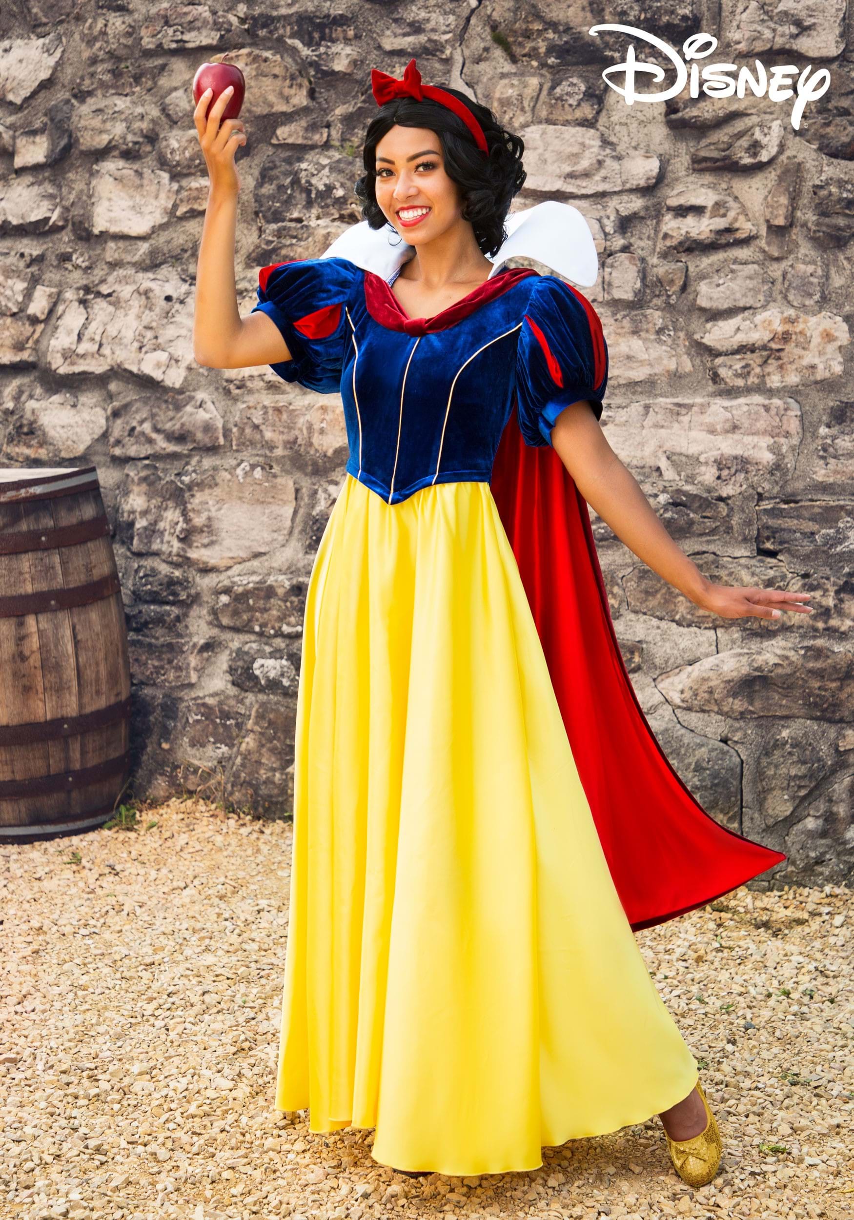 Disfraz de Blancanieves para mujeres de Blancanieves de Disney Multicolor
