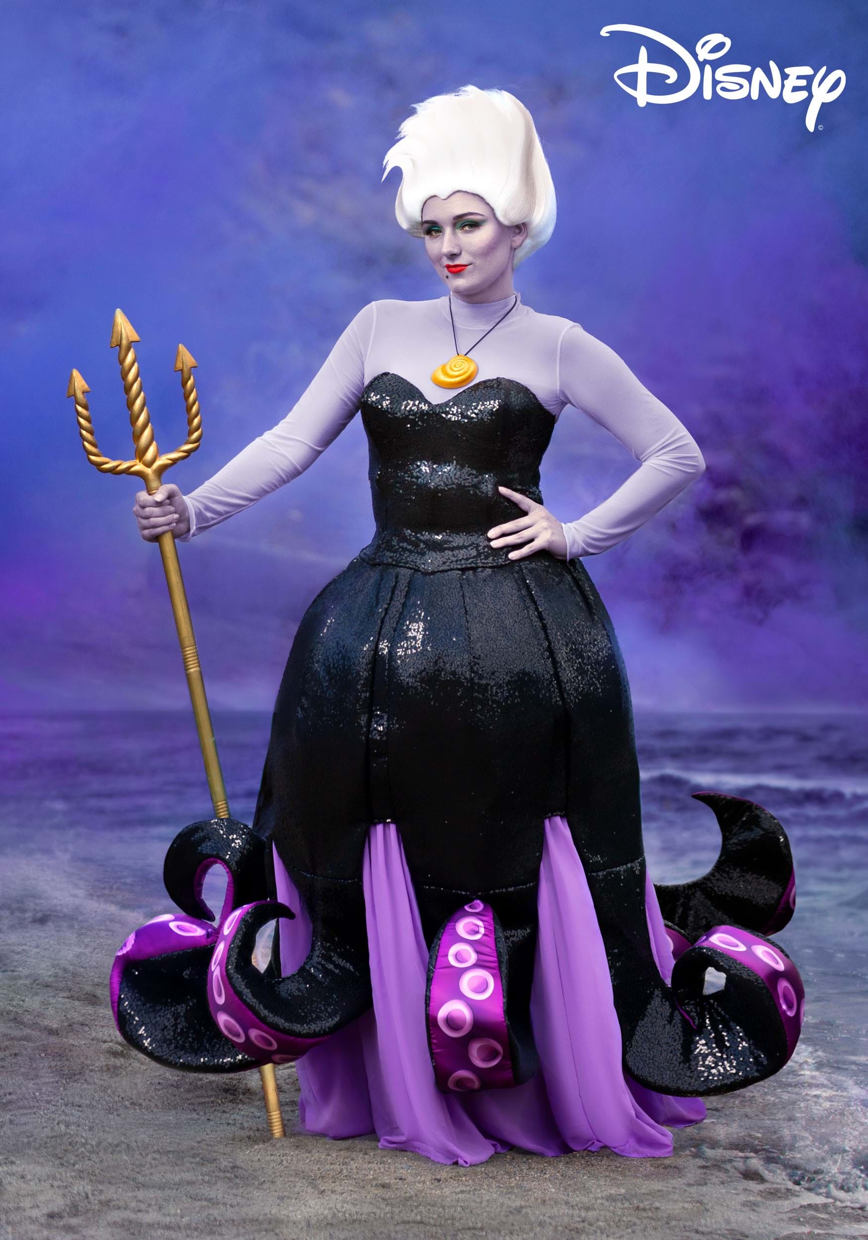 Disfraz de Ursula para mujeres de la sirenita de Disney Multicolor