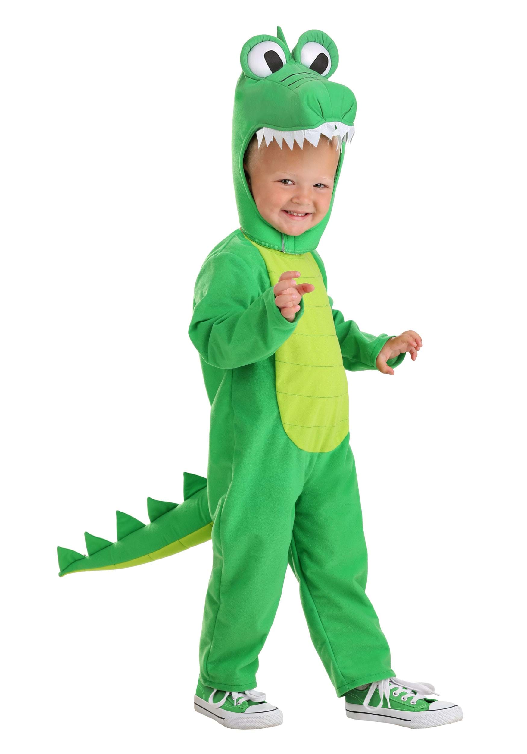 Photos - Fancy Dress Gator FUN Costumes Goofy  Toddler Costume Green/White 