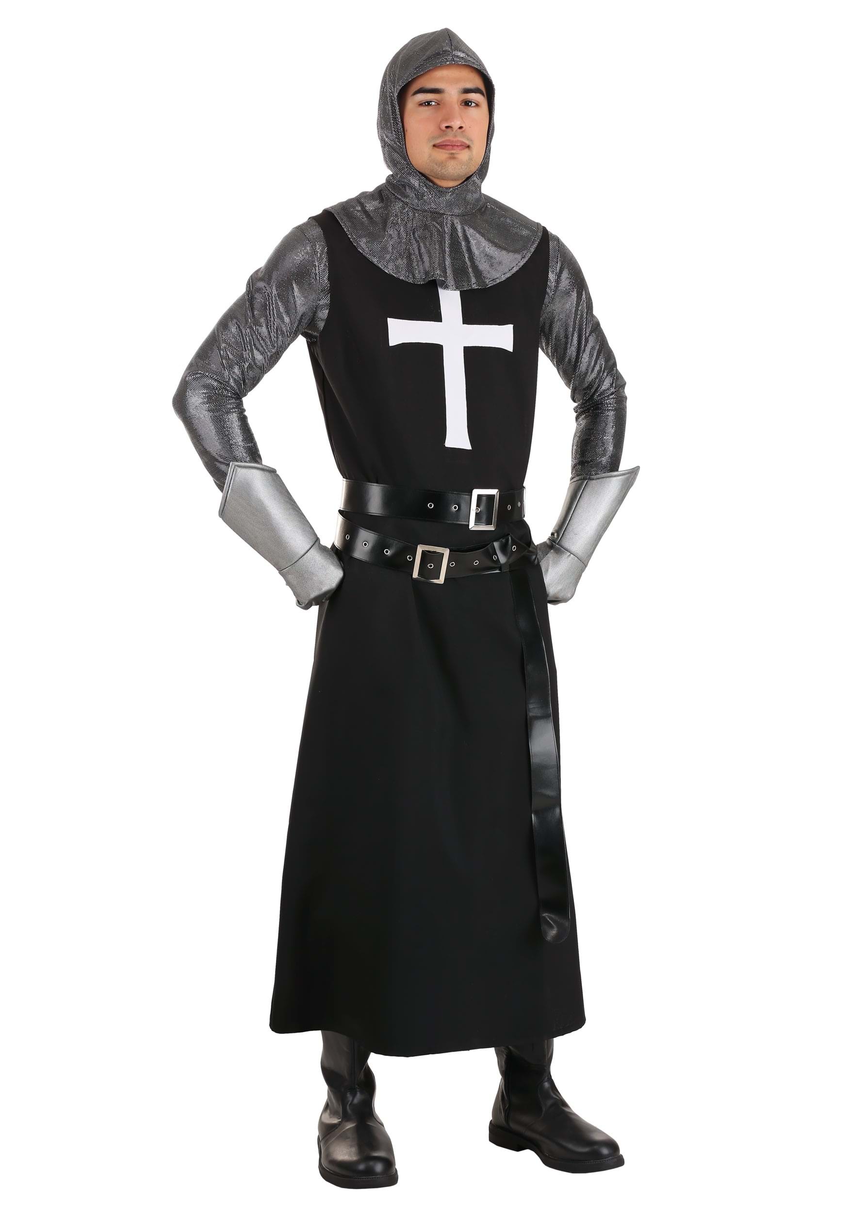 Photos - Fancy Dress Crusader FUN Costumes Dark  Men's Costume Black/Gray 