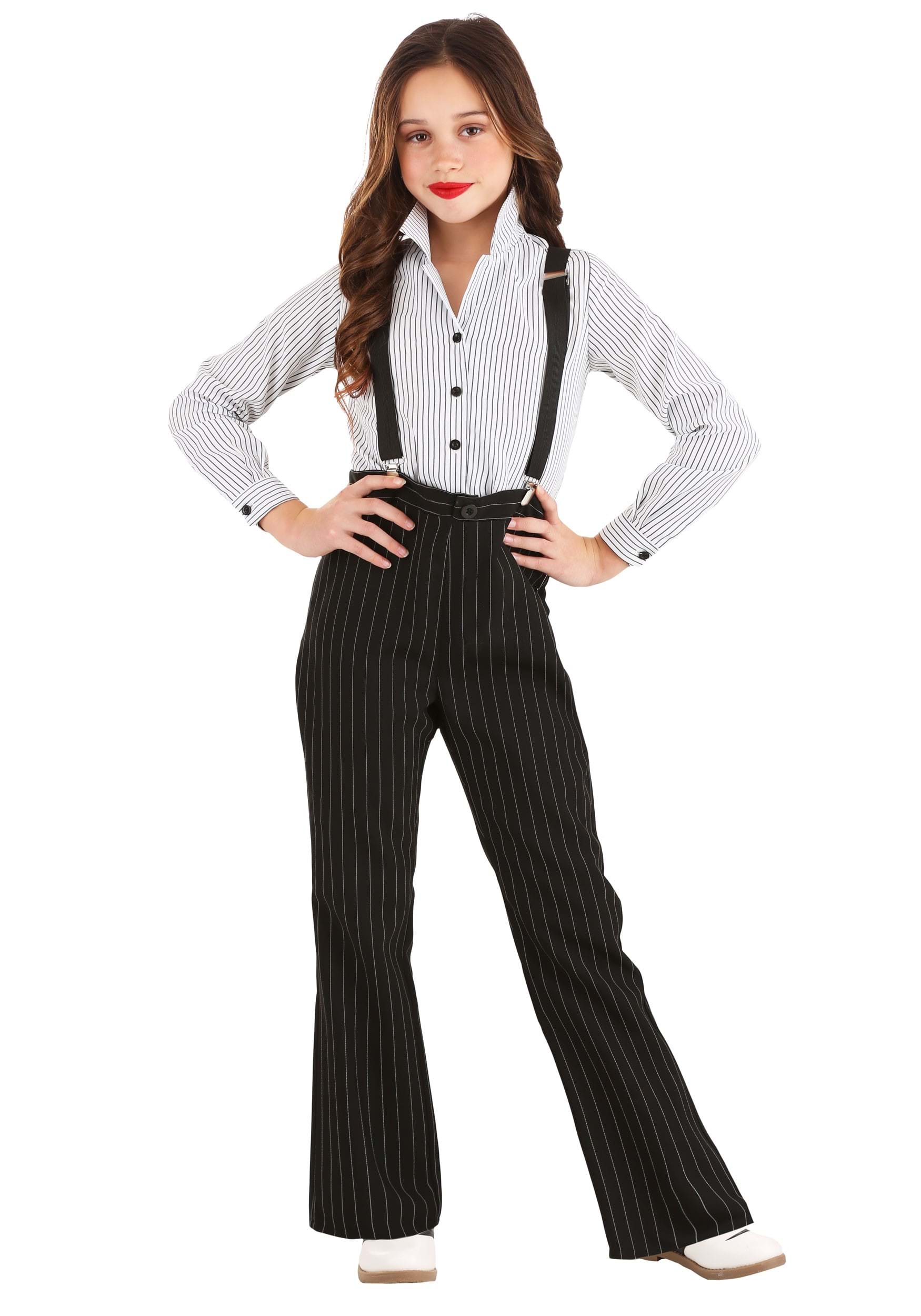 Photos - Fancy Dress A&D FUN Costumes Girl's Gangster Lady Costume | 1920s Costumes and Accessories 