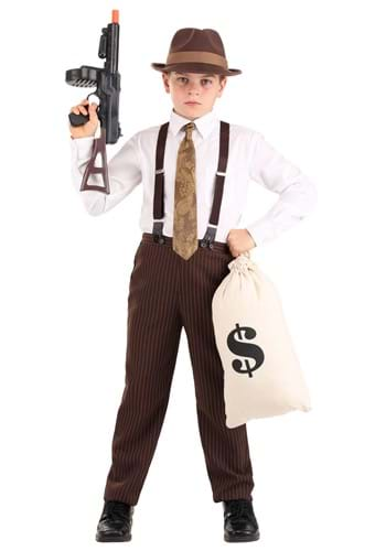 Gangster Costumes - Adult, Kids 1920's Halloween Gangster Costume