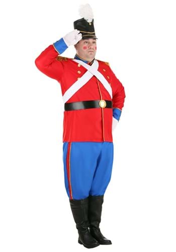 Men's Plus Size Toy Soldier Costume