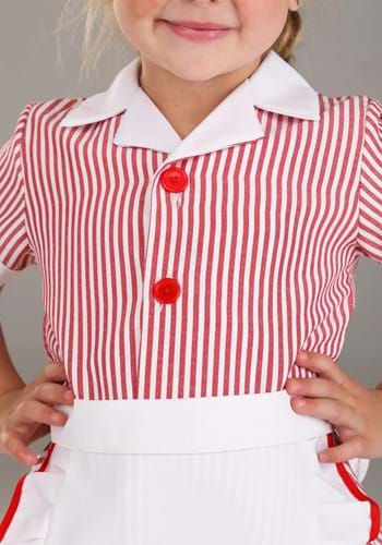 Girl's Car Hop Toddler Costume | 50's Costumes