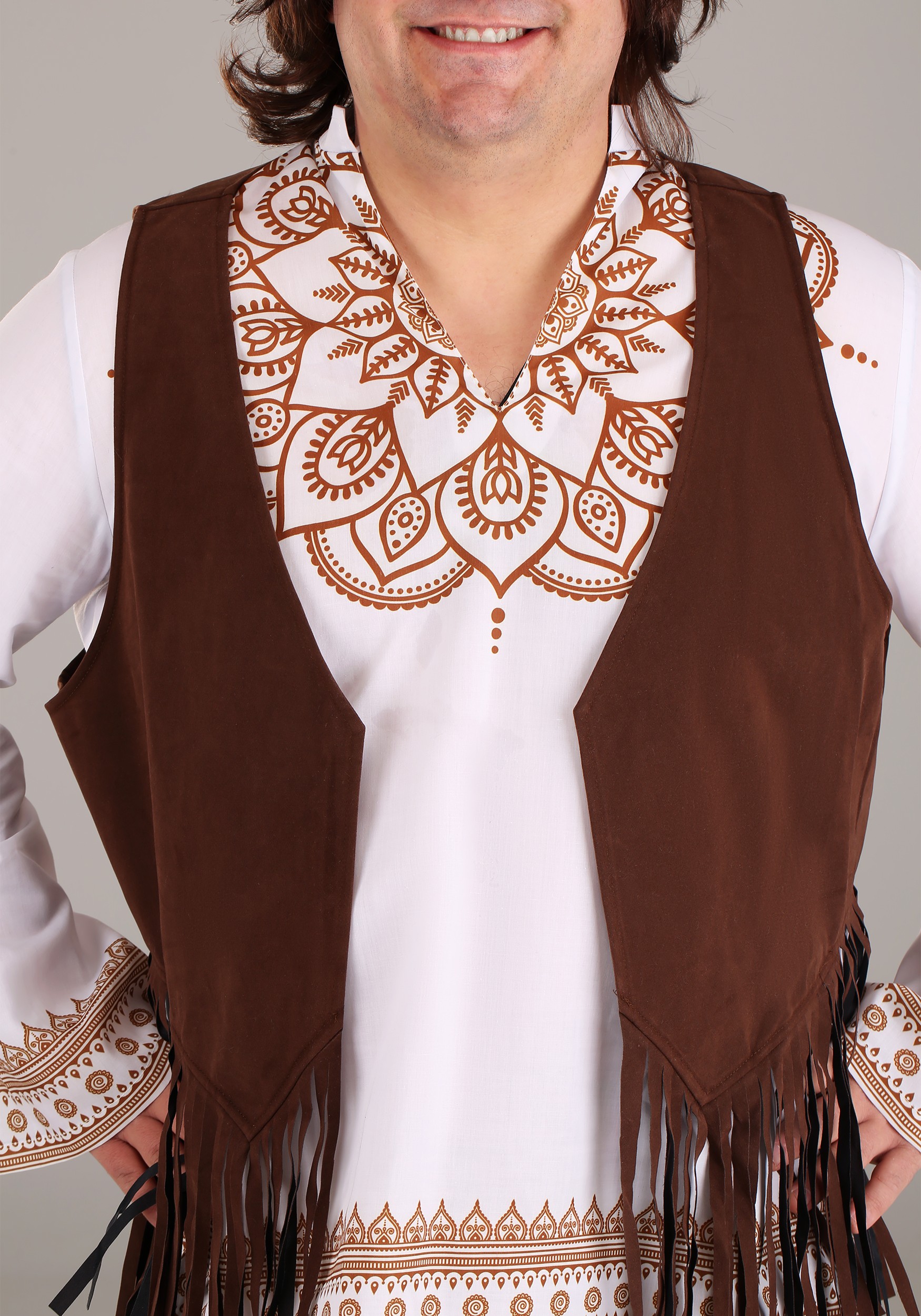 Plus Size Men's Woodstock Hippie Costume