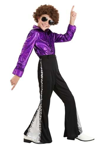 Kid's Silver Sequin Disco Pants