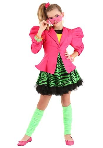 Girls 80s Valley Girl Costume