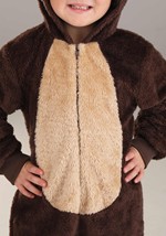 Toddler Brown Bear Jumpsuit Costume Alt 4