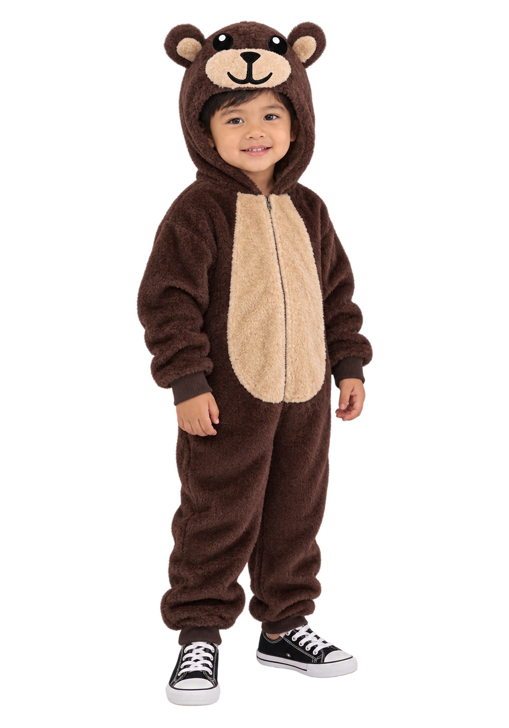Brown Bear Toddler Jumpsuit Costume | Animal Costumes