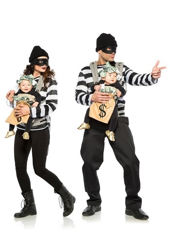 Infant Robbery & Money Bag Costume