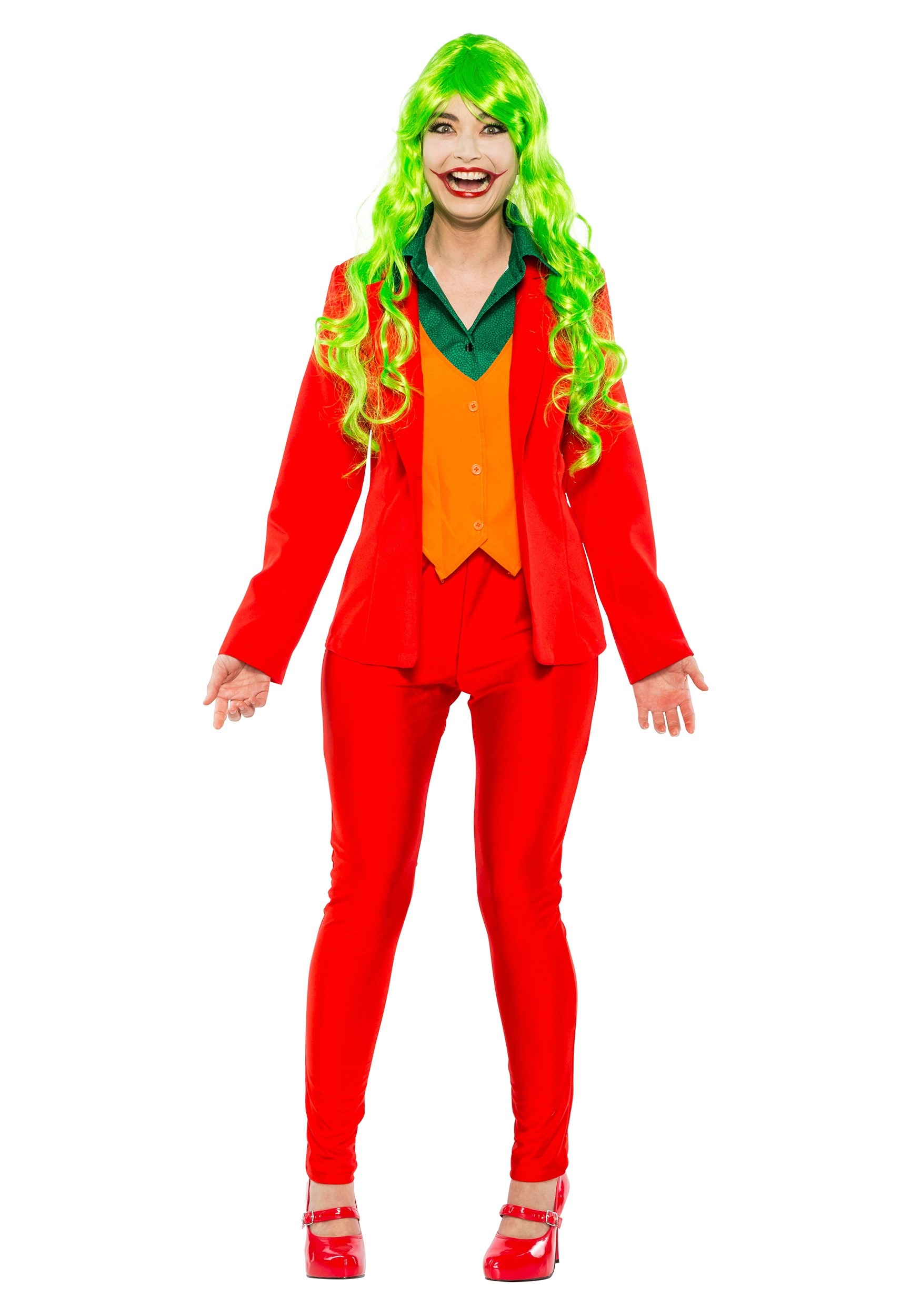 Disfraz de bromista malvado para mujeres Multicolor