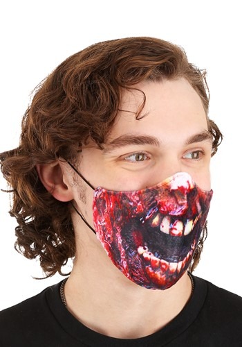 Zombie Sublimated Face Mask for Adults