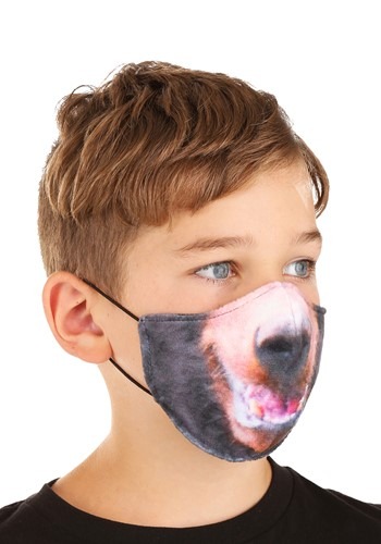 Bear Sublimated Kid's Face Mask | Animal Accessories