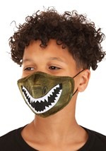 Child Dinosaur Sublimated Face Mask Alt 1