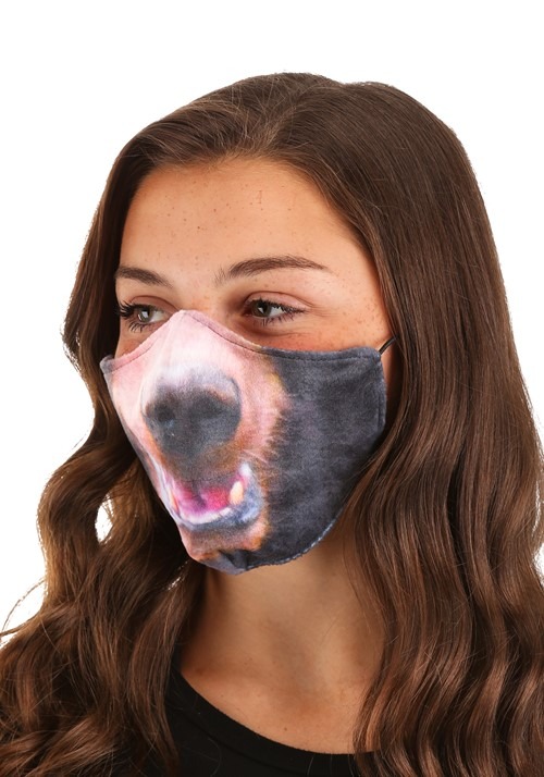 Bear Sublimated Face Mask for Adults