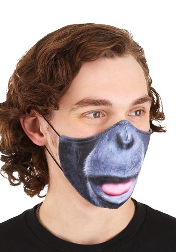 Gorilla Sublimated Face Mask for Adults | Animal Accessories