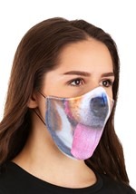 Adult Dog with Tongue Sublimated Face Mask Alt 1