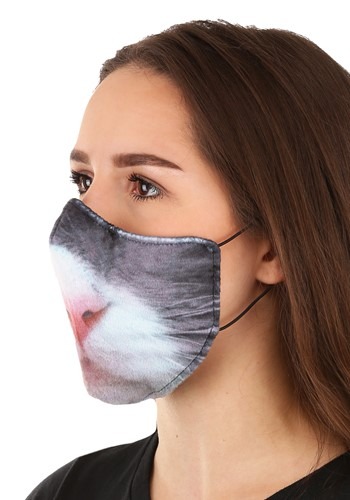 Cat Sublimated Face Mask for Adults