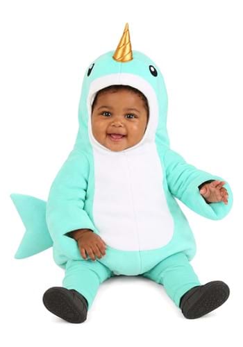 Blue Narwhal Baby Costume New Main