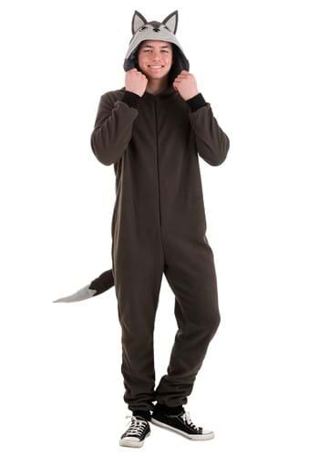 Adult Wolf Onesie Costume