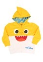 Toddler Yellow Baby Shark Costume Hoodie Alt 1