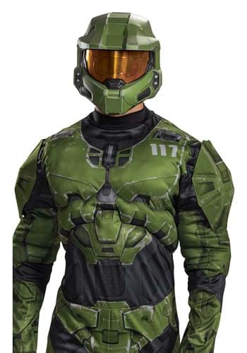 Halo Infinite Master Chief Adult Costume Helmet | Video Game Accessories