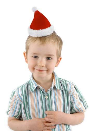 Plush Costume Hat Mini Santa