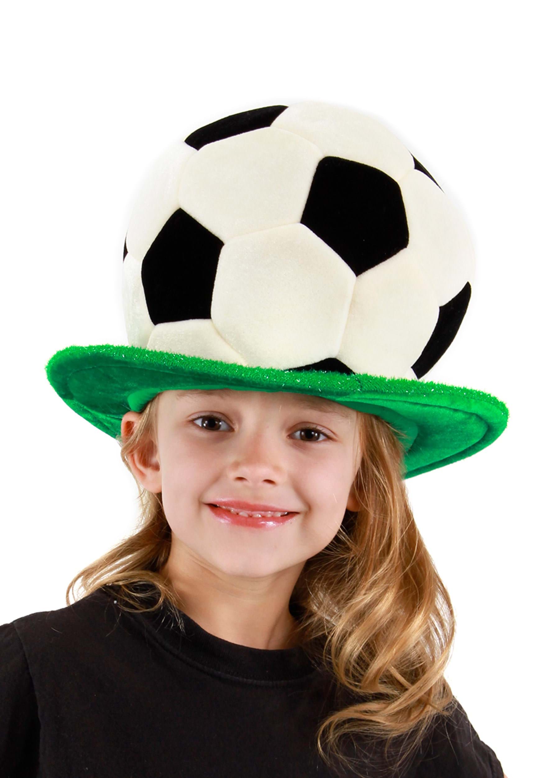 Plush Soccer Ball Costume Hat