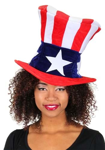 thumbnail image 2 of California Costume Uncle Sam Patriotic America Adult Costume Red/White/Blue 2 of 4