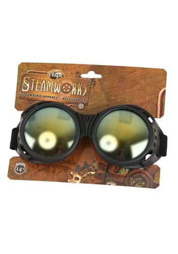 Industrial Black/Mirror Accessory Goggles | Steampunk Accessories