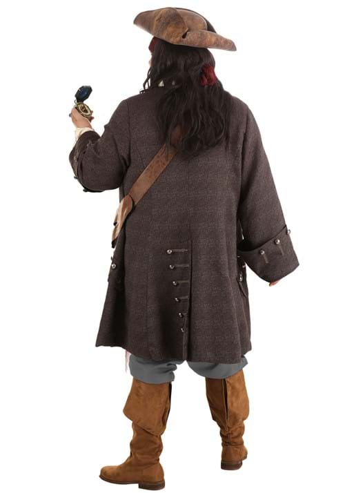 Plus Size Men's Authentic Captain Jack Sparrow Costume