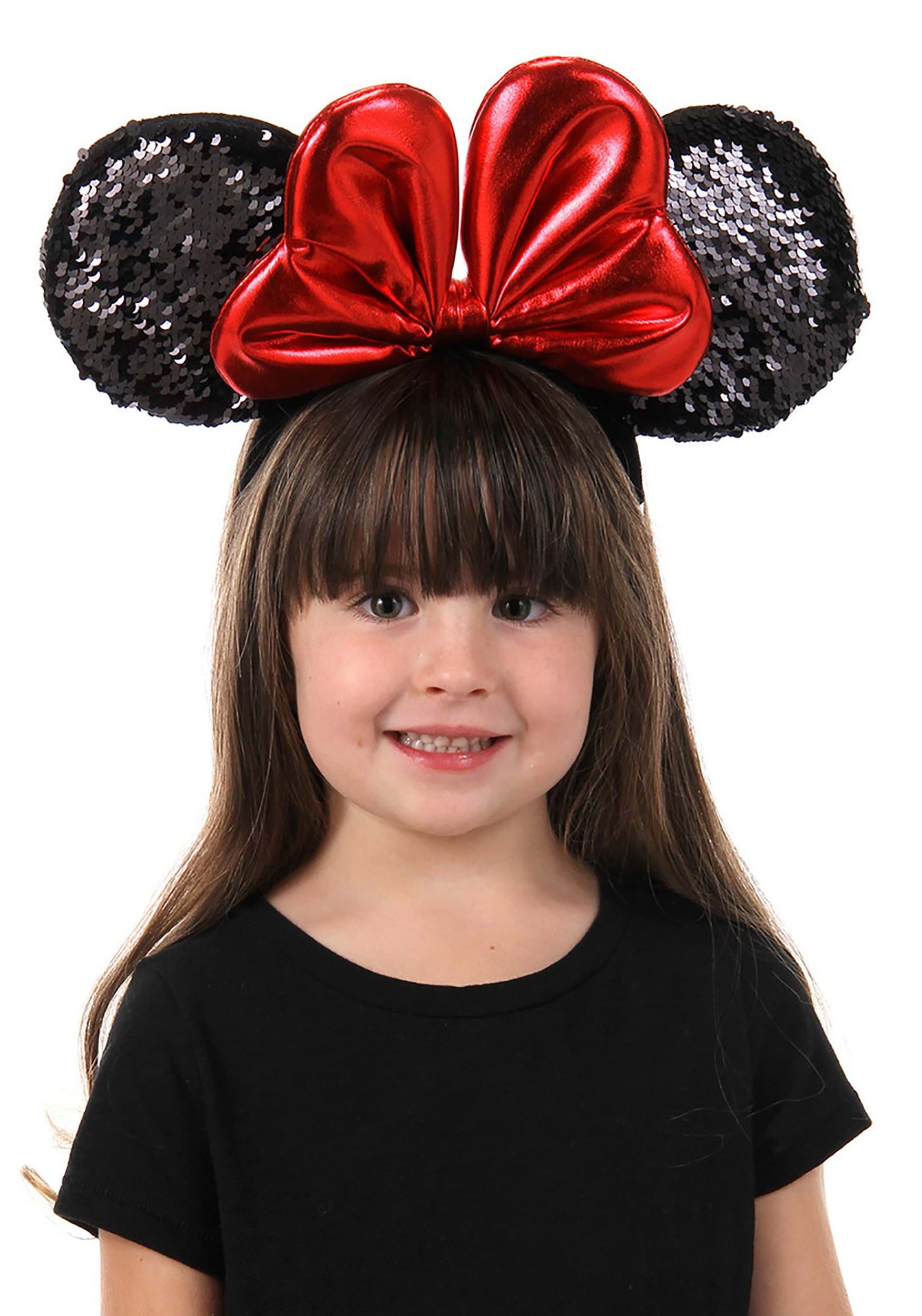 Minnie Sequin Ears Red Costume Headband