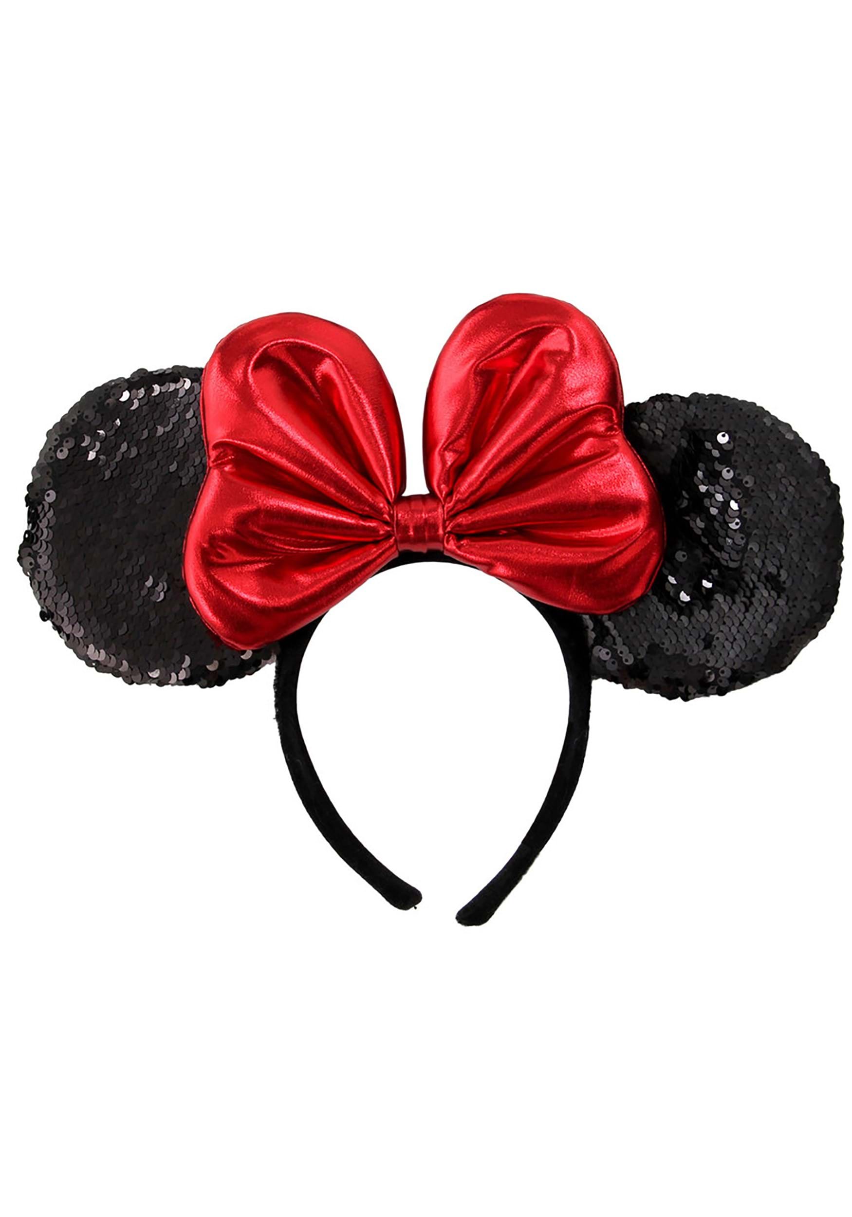 Minnie Sequin Ears Red Costume Headband