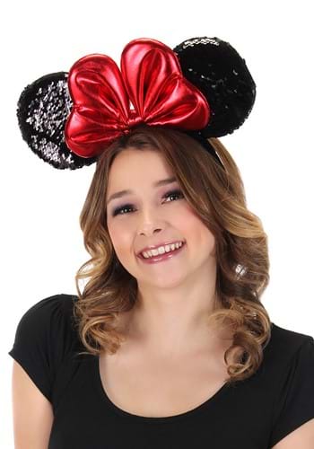 Minnie Sequin Ears Red Costume Headband