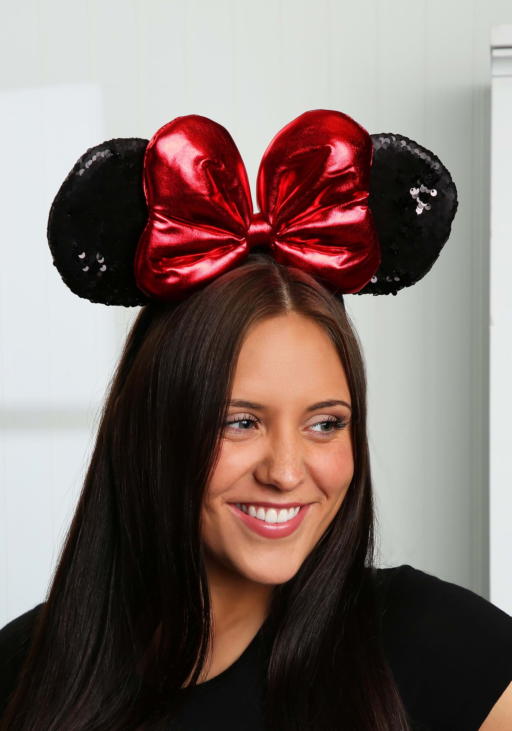 Minnie Sequin Ears Red Costume Headband