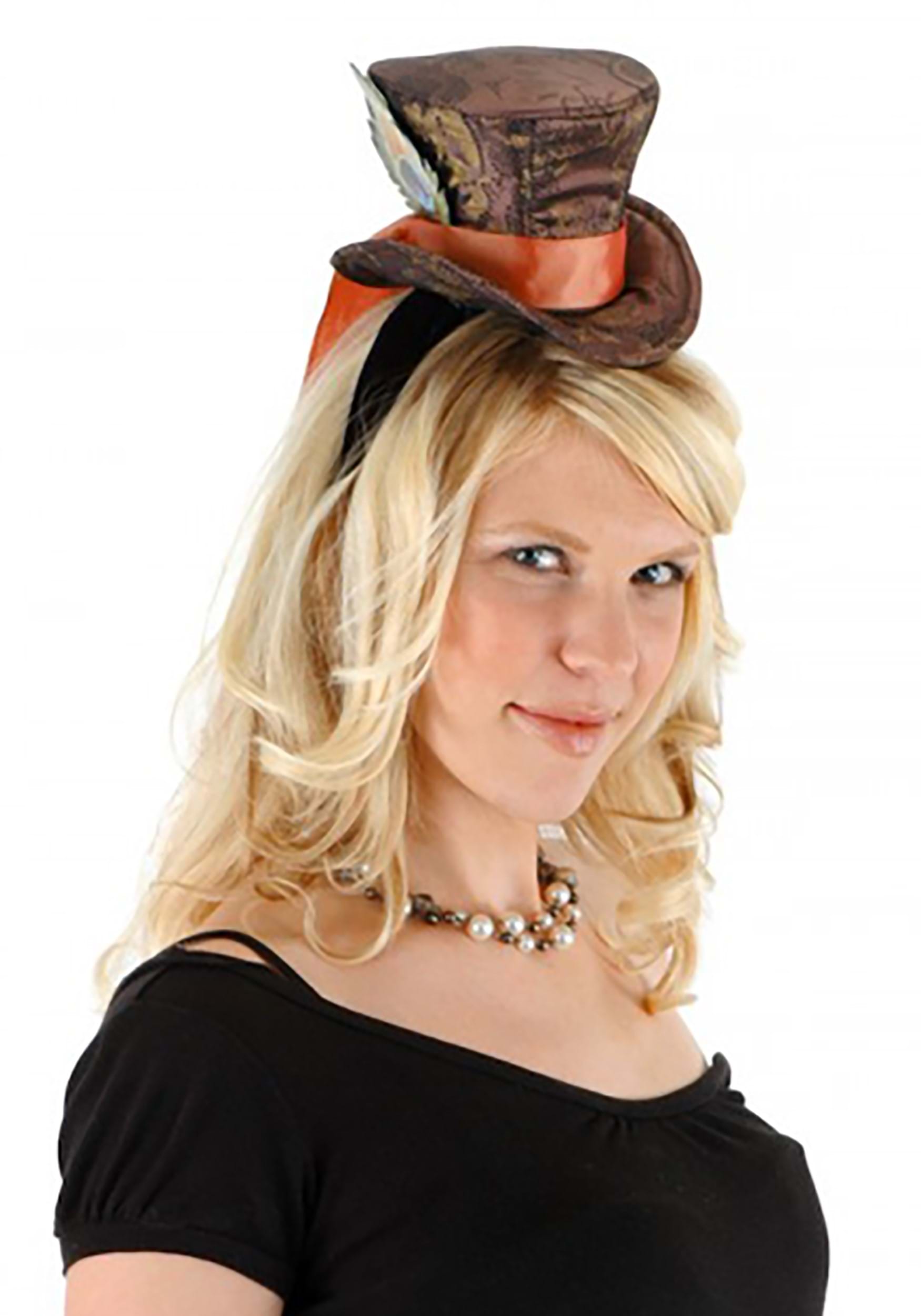 Mini Mad Hatter Headband , Alice In Wonderland Costume
